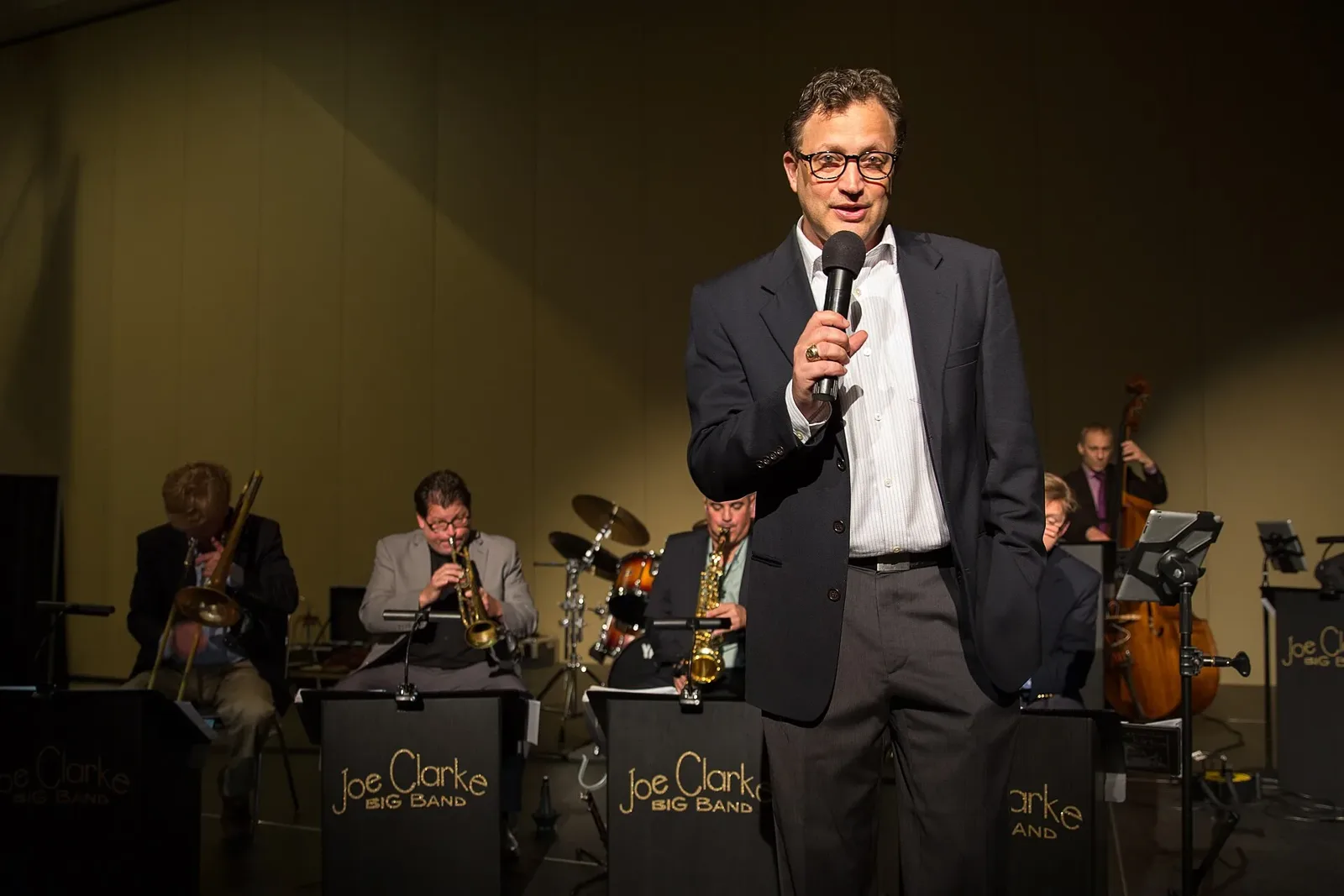 The Joe Clarke Big Band plays during a North Charleston Arts Fest opening weekend.