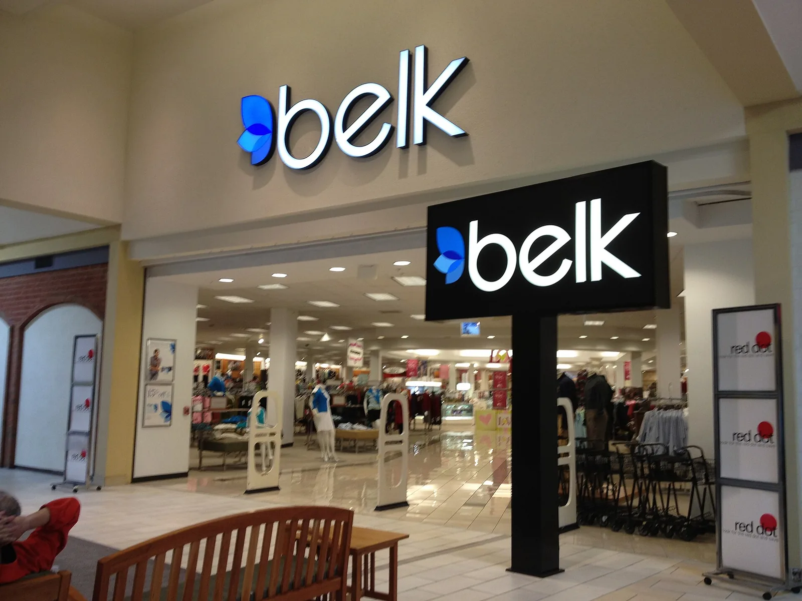 The Belk entrance inside Northwoods Mall on Northwoods Boulevard in North Charleston.