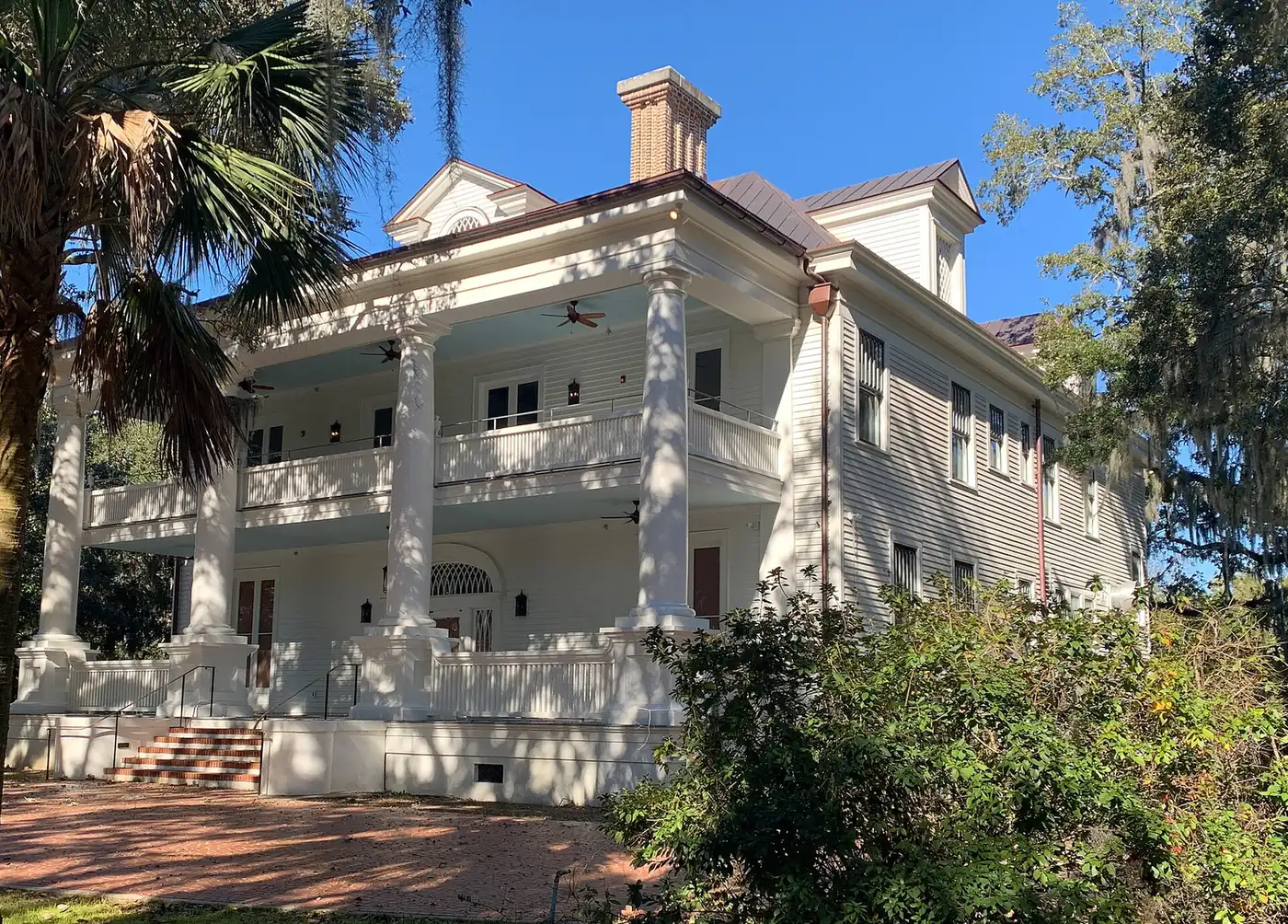 The Admiral's House, one of the restored officers' homes of the former Charleston Navy Yard in North Charleston.