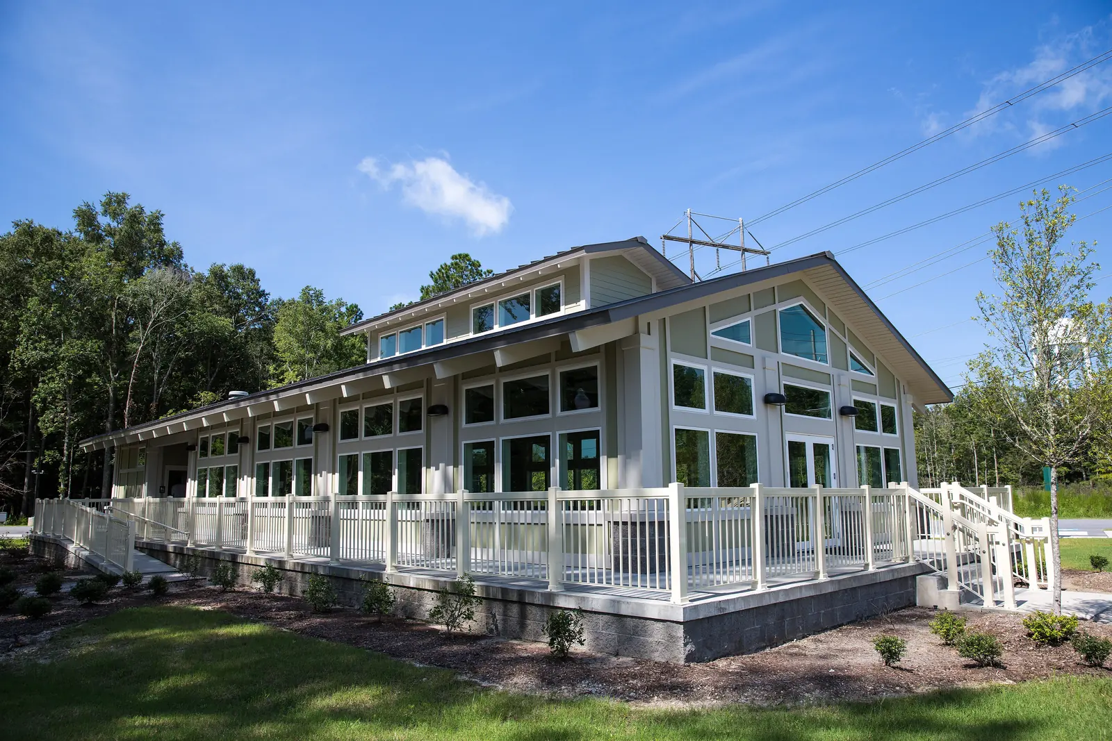 The community center at the back of Wescott Park, 9006 Dorchester Road, in North Charleston's Wescott area.