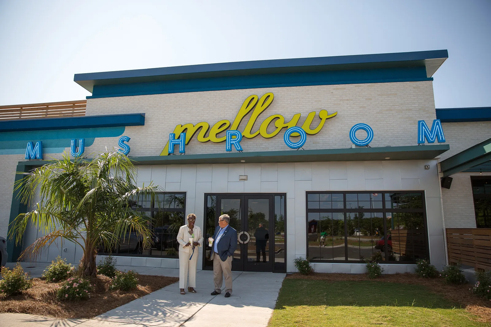 The front of Mellow Mushroom on Tanger Outlet Boulevard in North Charleston on its opening day in May 2016.